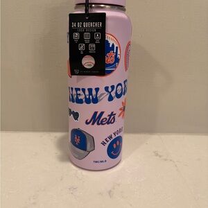 New York Mets Purple Water Bottle- NWT